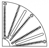 Картинка Пластина терки особо мелкая Hallde 87136 в ШефСтор Пластина терки особо мелкая Hallde 87136 в компании ШефСтор